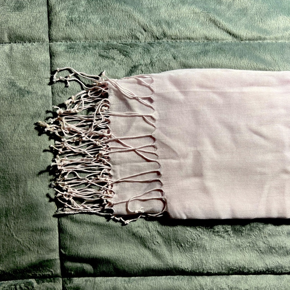 Light pink shawl